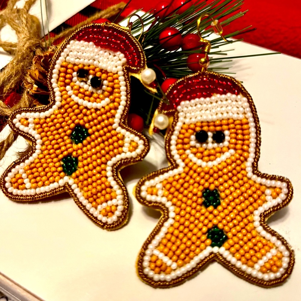 Gingerbread man Earrings